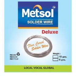 Solder Wire 5gm Metsol Tin Lead 50/50 Rosin Core Soldering Iron Wire Sachet Solder Wire 5gm Metsol Tin Lead 50/50 Rosin Core Soldering Iron Wire Sachet