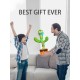 Dancing Cactus Mimicking Toy for Kids and Babies | Repeats What You Say | Cactus Plush Toy with USB Chargeable