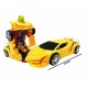 Deformation Robot Car Yellow Toy Robot Super Convertible Robot with Machine Soldier Car with Music, Light Function 6inch