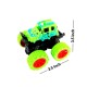 Friction Car Toy Big Wheels Monster Truck with Front and Rear Suspension with Coil Spring Shock Units for kids - Green