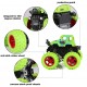 Friction Car Toy Big Wheels Monster Truck with Front and Rear Suspension with Coil Spring Shock Units for kids - Green