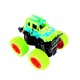 Friction Car Toy Big Wheels Monster Truck with Front and Rear Suspension with Coil Spring Shock Units for kids - Green