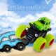 Friction Car Toy Big Wheels Monster Truck with Front and Rear Suspension with Coil Spring Shock Units for kids - Green