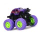 Big size Monster Truck Friction Powered Cars Toys with Front and Rear Suspension with Coil Spring Shock Units for kids - Purple