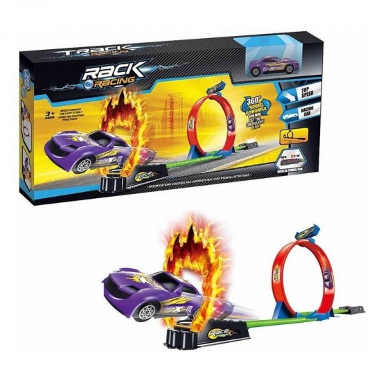 Spin Loop 360 Degree Racing Track Play Set with Launcher and 1 Metal Diecast Stunt Car Toy for Kids Spin Loop 360 Degree Racing Track Play Set with Launcher and 1 Metal Diecast Stunt Car Toy for Kids
