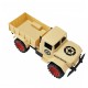 Military Remote Control Jeep Truck Wireless RC 1:24 Scale Car Vehicle 2 Channel Forward and Backward Military Dessert Color