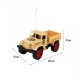 Military Remote Control Jeep Truck Wireless RC 1:24 Scale Car Vehicle 2 Channel Forward and Backward Military Dessert Color