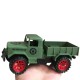 Military Remote Control Jeep Truck Wireless RC 1:24 Scale Car Vehicle 2 Channel Forward and Backward Military Green Color