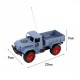 Military Remote Control Jeep Truck Wireless RC 1:24 Scale Car Vehicle 2 Channel Forward and Backward Military Mazarine Color