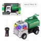 Sanitation Vehicle Truck Green White Toy Car Wireless Remote Control