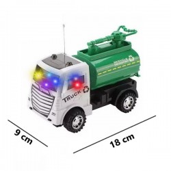 Sanitation Vehicle Truck Green White Toy Car Wireless Remote Control Sanitation Vehicle Truck Green White Toy Car Wireless Remote Control