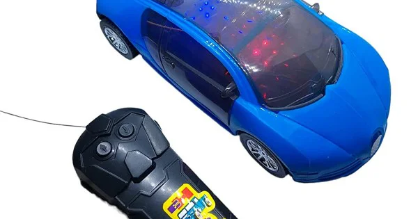 3D FURIOUS Fantasy CAR BLUE Toy Car Wireless Remote Control