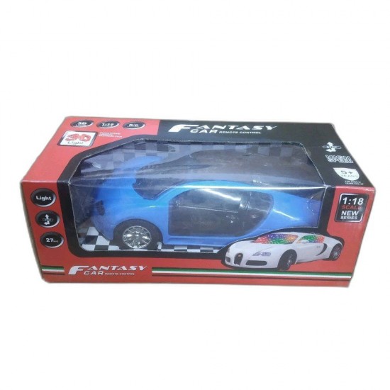 3D FURIOUS Fantasy CAR BLUE Toy Car Wireless Remote Control