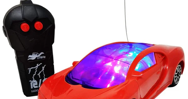 3D FURIOUS Fantasy CAR RED Toy Car Wireless Remote Control