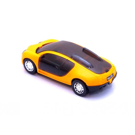 3D FURIOUS Fantasy CAR YELLOW Toy Car Wireless Remote Control