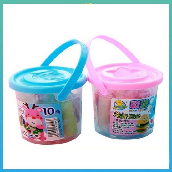 Play Clay Dough factory kids playing modelling clay set for kids - 2 Buckets