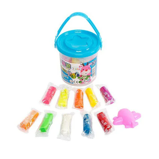 Plasticine The Original, Big Bucket Set – Original Modelling Clay With 18 Bumper Sticks, Tool & Instructions In Sturdy Carry Bucket – Reusable - View #3