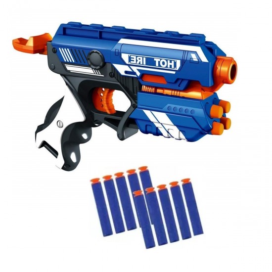 Blaze Storm Gun 7036 Hot Fire Soft Bullet Blue