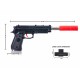 4in1 Mouser Gun 4 in 1 Desert Eagle Pistol Toy Gun (Darts, Water Bombs, Soft Rubber BB, Plastic BB Bullets) 