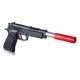 4in1 Mouser Gun 4 in 1 Desert Eagle Pistol Toy Gun (Darts, Water Bombs, Soft Rubber BB, Plastic BB Bullets) 