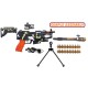 Machine Gun Toy for Kids Sound with LED Flashing Lights 25inches long