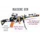 Machine Gun Toy for Kids Sound with LED Flashing Lights 25inches long