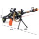 Machine Gun Toy for Kids Sound with LED Flashing Lights 25inches long