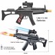 Kids Smoke Gun Toys for boys 6 years MP5 Toy gun with Real Smoking Effect with Colorful Light and Sound Effects