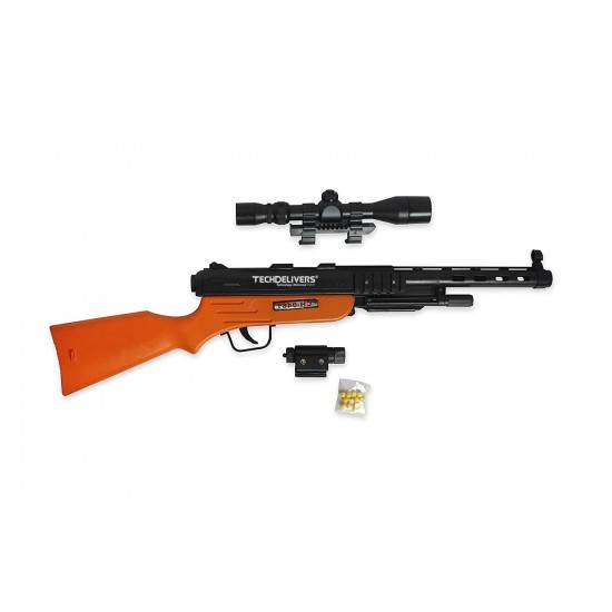 M40 Big Size Sniper Gun with real scope with Laser Riffle Commando Gun Toy Scale 1:1 Length 53Cms