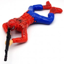 Spiderman Crawling Action Toy with Lights and Sound - Crawls with Gun and Shooting Sound
