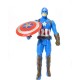 Captain America Action Figure Toy Avengers Endgame Toys Super Power Hero | 6 Inches Height with Light | Movable Parts | Avengers Action Catpain America Superheros For Kids