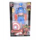 Captain America Figure Toy Avengers Endgame Toys Super Power Hero | Big 7.5 Inches Height with Light | Movable Parts | Captain America Shield Toy Superheros For Kids