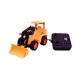 Wired Remote Control JCB Crane Super Truck Yellow for Kids 