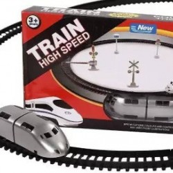Kids Bullet Train Toy with Track Set Game with Tracks and Signals – Multicolor Kids Bullet Train Toy with Track Set Game with Tracks and Signals – Multicolor