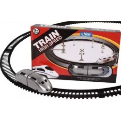 Kids Bullet Train Toy with Track Set Game with Tracks and Signals – Multicolor Kids Bullet Train Toy with Track Set Game with Tracks and Signals – Multicolor